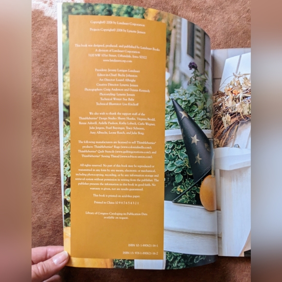 2006 ThimbleBerries Quilting For Harvest Soft Cover Illustrated Book - Picture 3 of 12